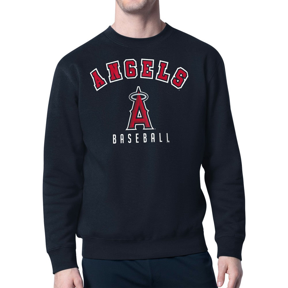 MLB Los Angeles Angels Starter Team Logo Fleece Pullover Sweatshirt