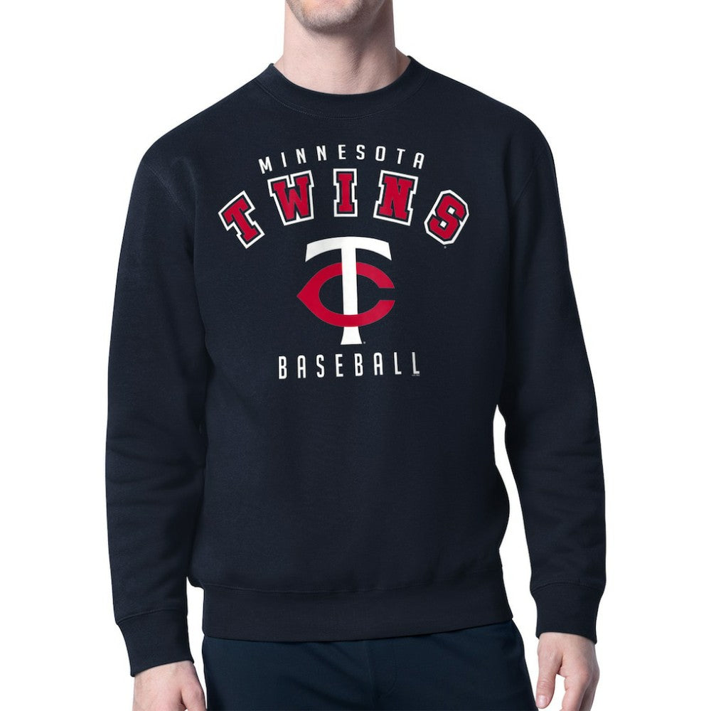 MLB Minnesota Twins Starter Team Logo Fleece Pullover Sweatshirt