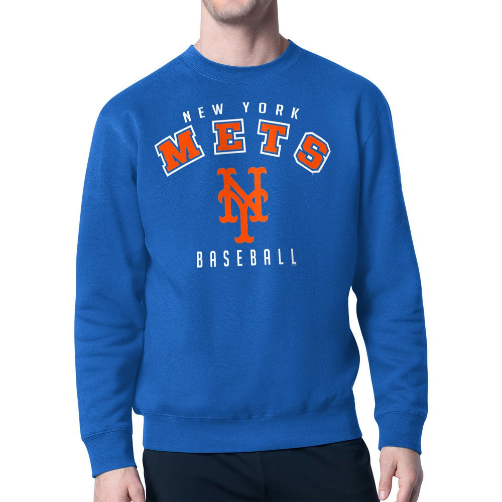 MLB New York Mets Starter Team Logo Fleece Pullover Sweatshirt