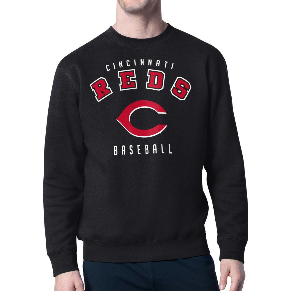 MLB Cincinnati Reds Starter Team Logo Fleece Pullover Sweatshirt