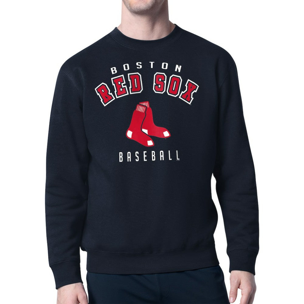 MLB Boston Red Sox Starter Team Logo Fleece Pullover Sweatshirt