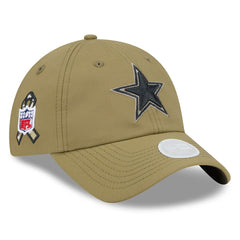 Women's 2025 Salute to Service Pony Tail Adjustable Hat - Dallas Cowboys