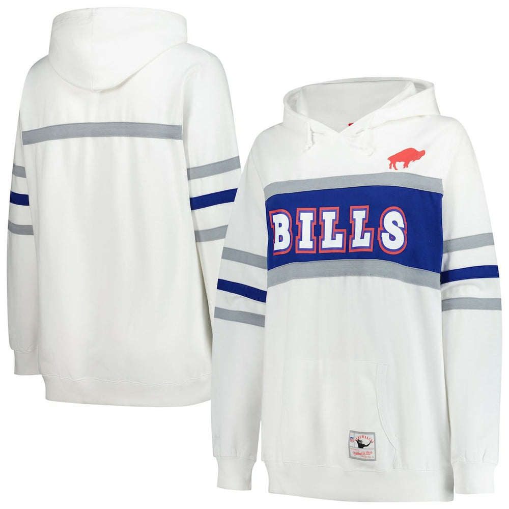 Women's Plus Size Head Coach Throwback Pullover Hoodie - Buffalo Bills