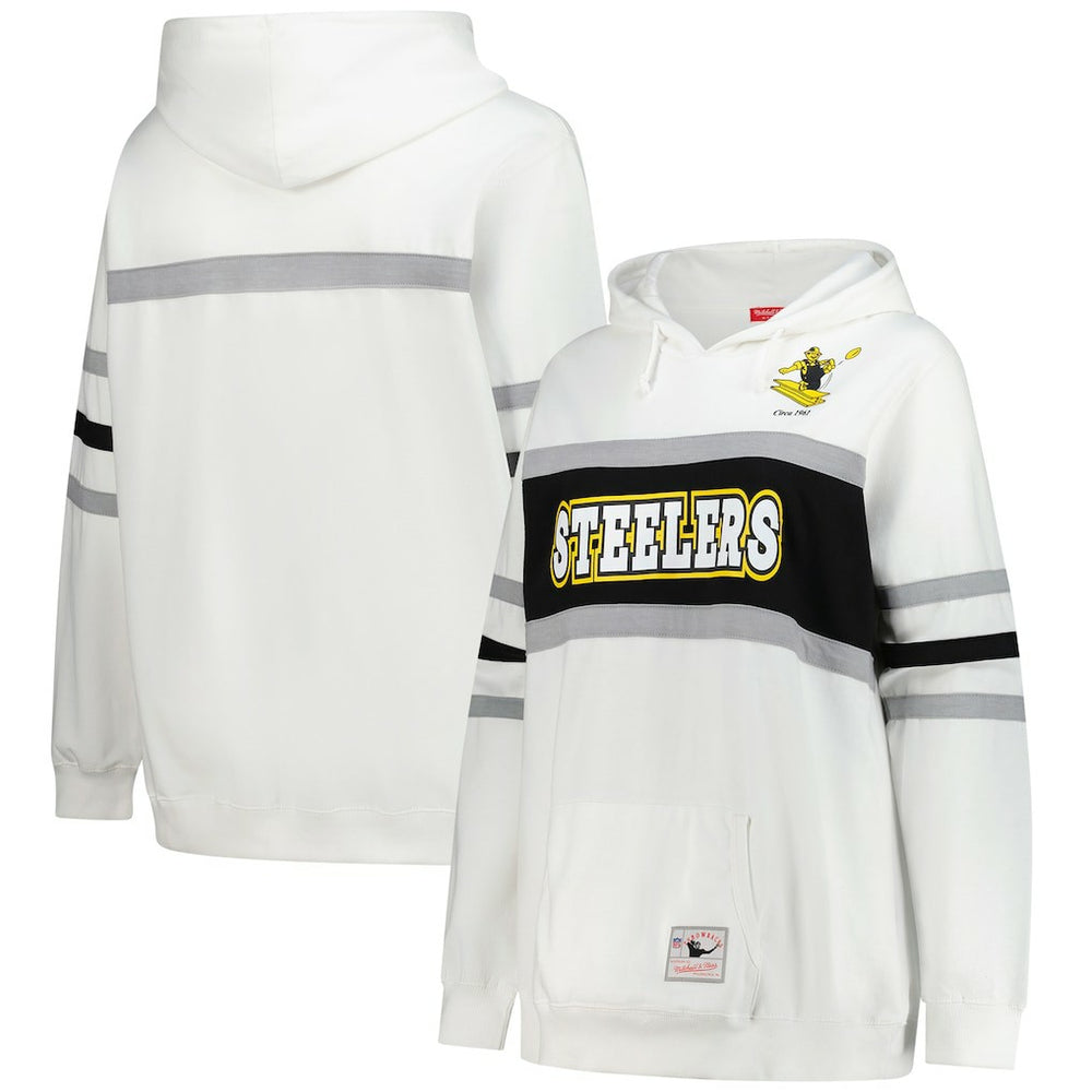 Women's Plus Size Head Coach Throwback Pullover Hoodie - Pittsburgh Steelers