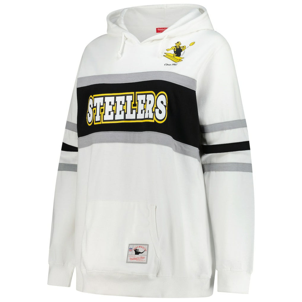 Women's Plus Size Head Coach Throwback Pullover Hoodie - Pittsburgh Steelers