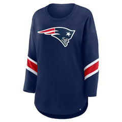 Women's Plus Size Redzone 3/4-Sleeve Scoop Neck T-Shirt - New England Patriots