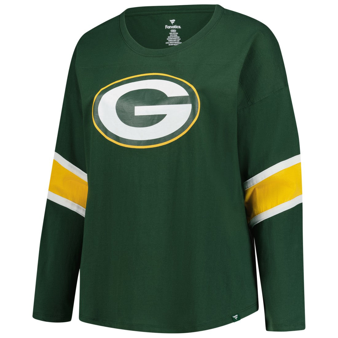 Women's Plus Size Redzone 3/4-Sleeve Scoop Neck T-Shirt - Green Bay Packers