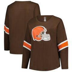 Women's Plus Size Redzone 3/4-Sleeve Scoop Neck T-Shirt - Cleveland Browns