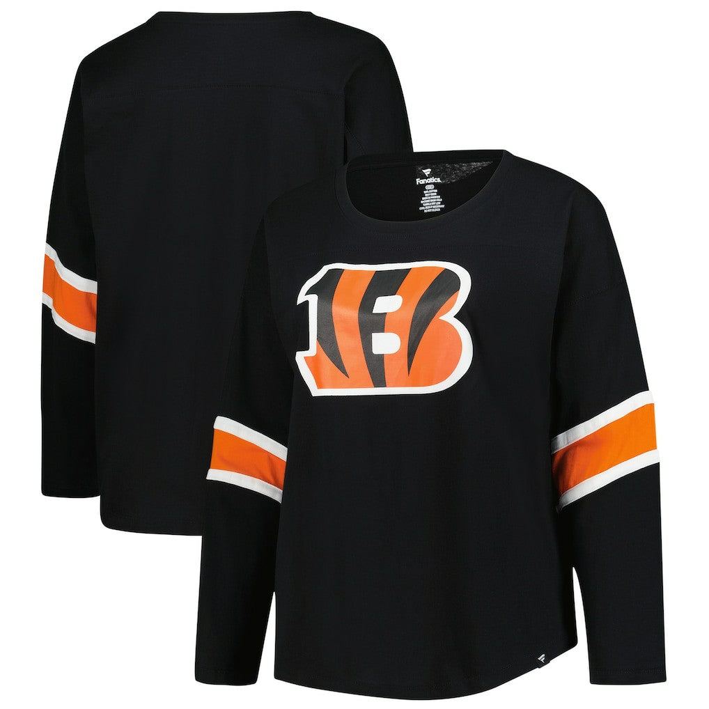 Women's Plus Size Redzone 3/4-Sleeve Scoop Neck T-Shirt - Cincinnati Bengals