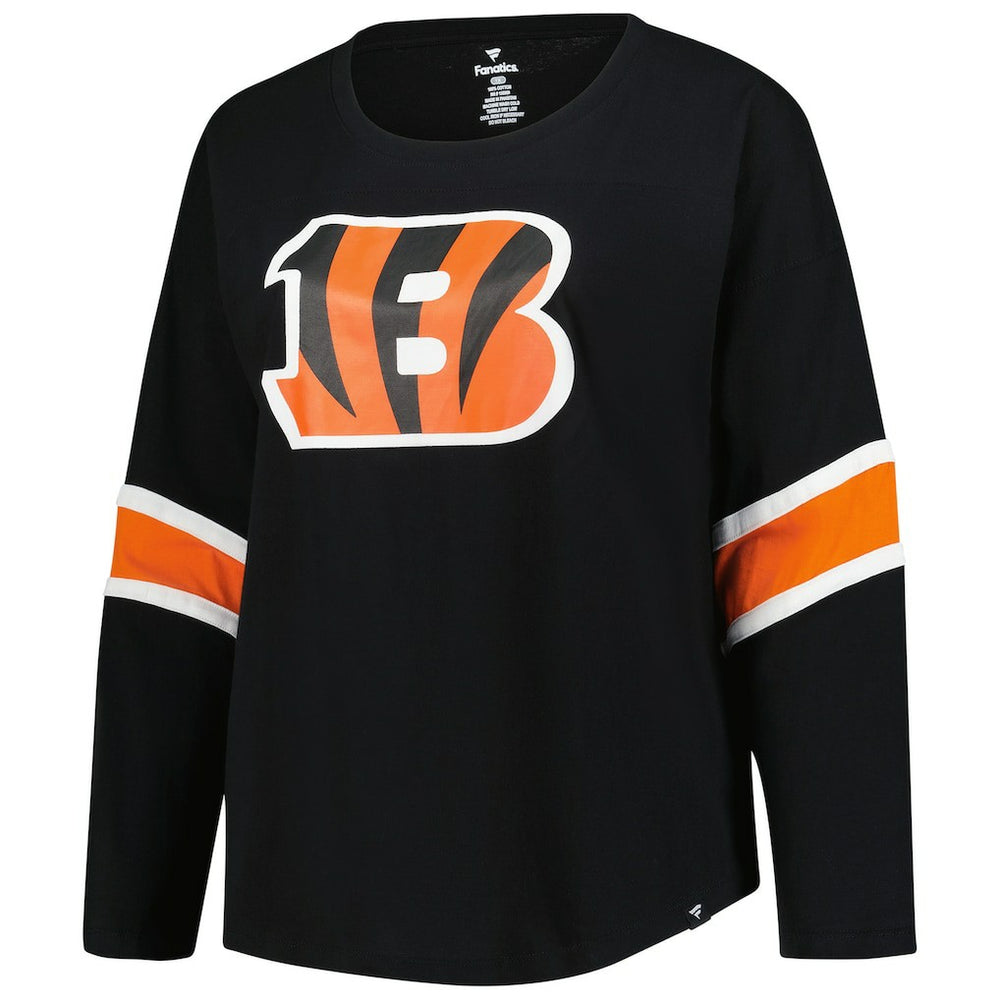 Women's Plus Size Redzone 3/4-Sleeve Scoop Neck T-Shirt - Cincinnati Bengals