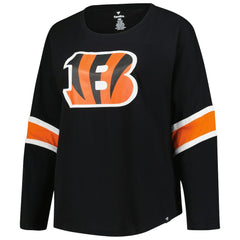 Women's Plus Size Redzone 3/4-Sleeve Scoop Neck T-Shirt - Cincinnati Bengals