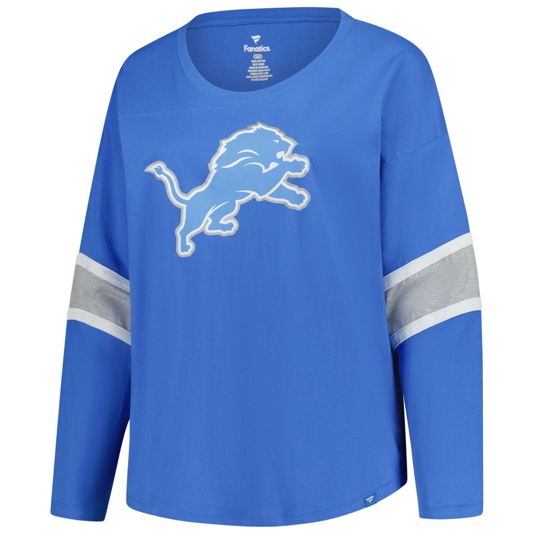 Women's Plus Size Redzone 3/4-Sleeve Scoop Neck T-Shirt - Detroit Lions