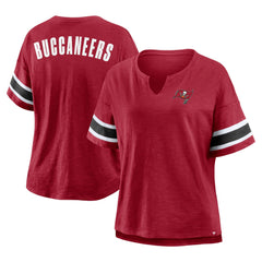 Women's Plus Size Redzone Notch Neck T-Shirt - Tampa Bay Buccaneers