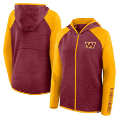 Women's Plus Size End Around Pass Full-Zip Hoodie - Washington Commanders