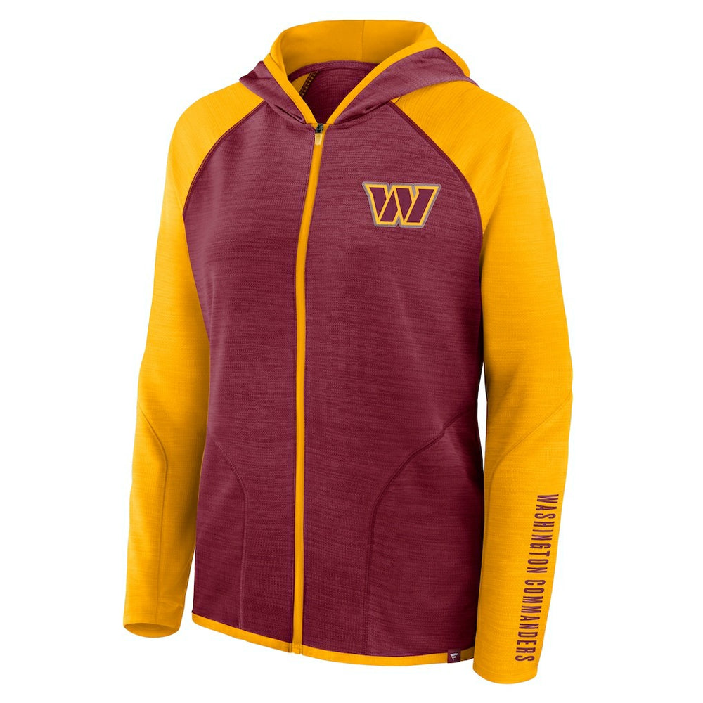 Women's Plus Size End Around Pass Full-Zip Hoodie - Washington Commanders