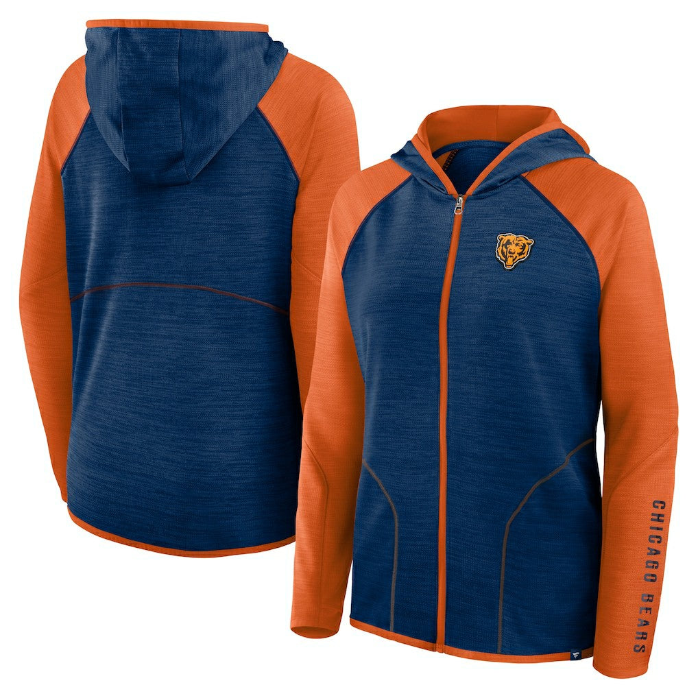 Women's Plus Size End Around Pass Full-Zip Hoodie - Chicago Bears