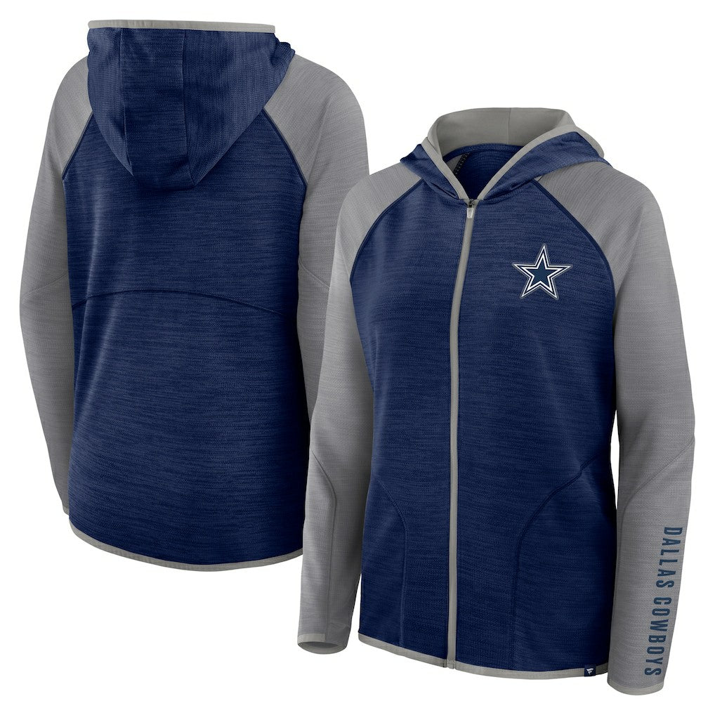 Women's Plus Size End Around Pass Full-Zip Hoodie - Dallas Cowboys