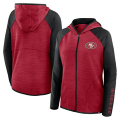 Women's Plus Size End Around Pass Full-Zip Hoodie - San Francisco 49ers