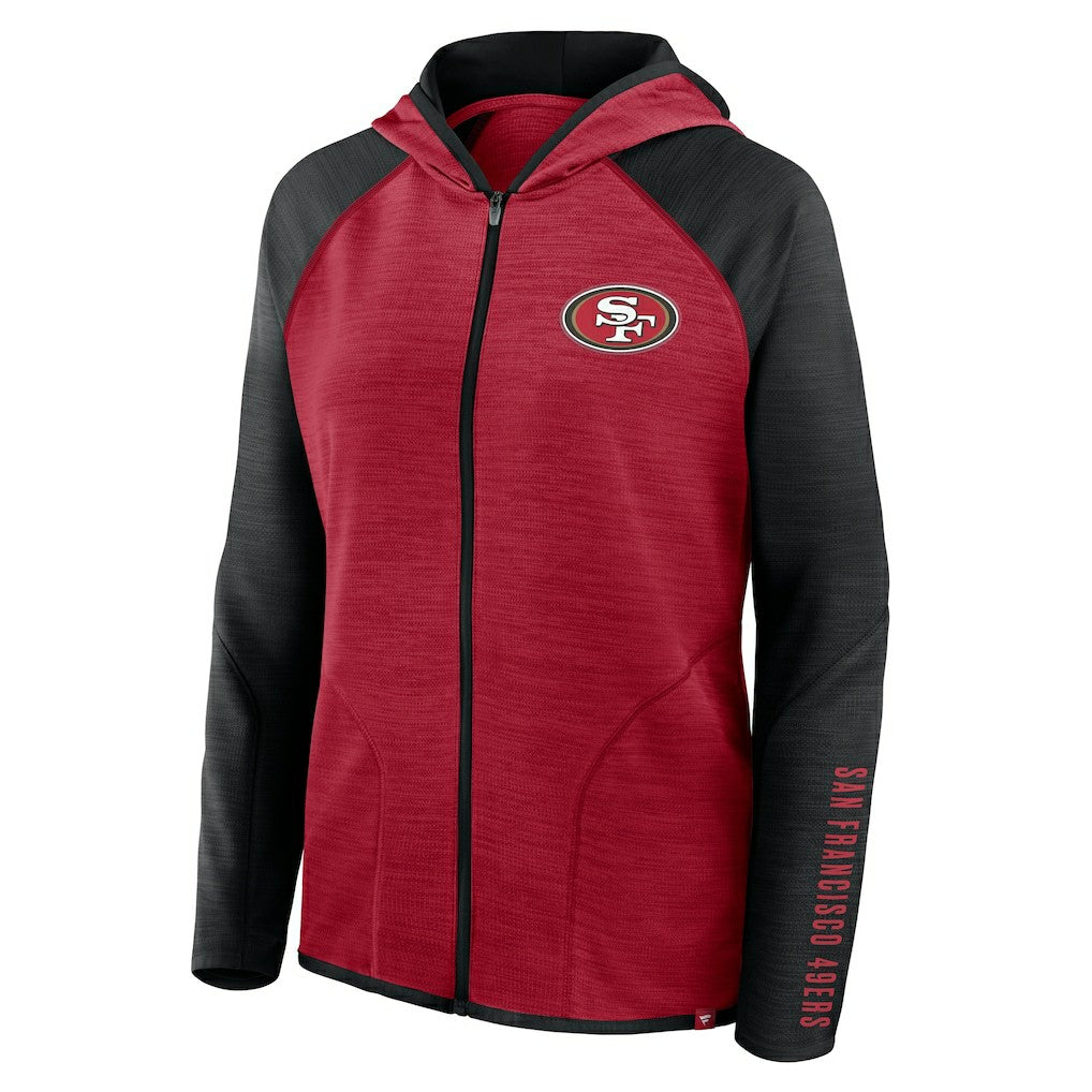 Women's Plus Size End Around Pass Full-Zip Hoodie - San Francisco 49ers