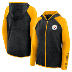 Women's Plus Size End Around Pass Full-Zip Hoodie - Pittsburgh Steelers