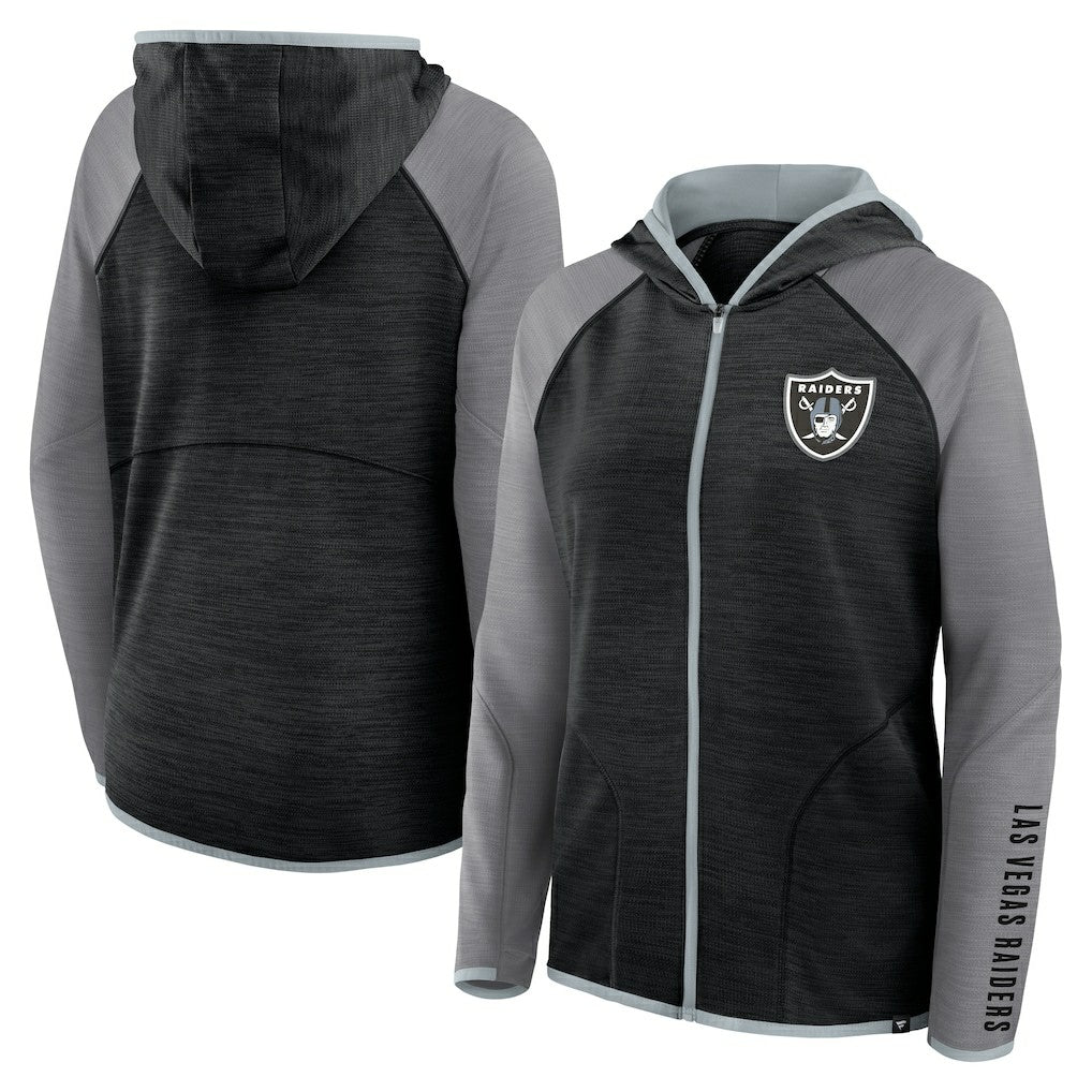Women's Plus Size End Around Pass Full-Zip Hoodie - Las Vegas Raiders