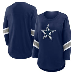 Women's Plus Size Redzone 3/4-Sleeve Scoop Neck T-Shirt - Dallas Cowboys