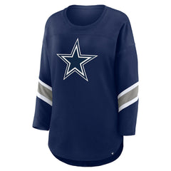 Women's Plus Size Redzone 3/4-Sleeve Scoop Neck T-Shirt - Dallas Cowboys