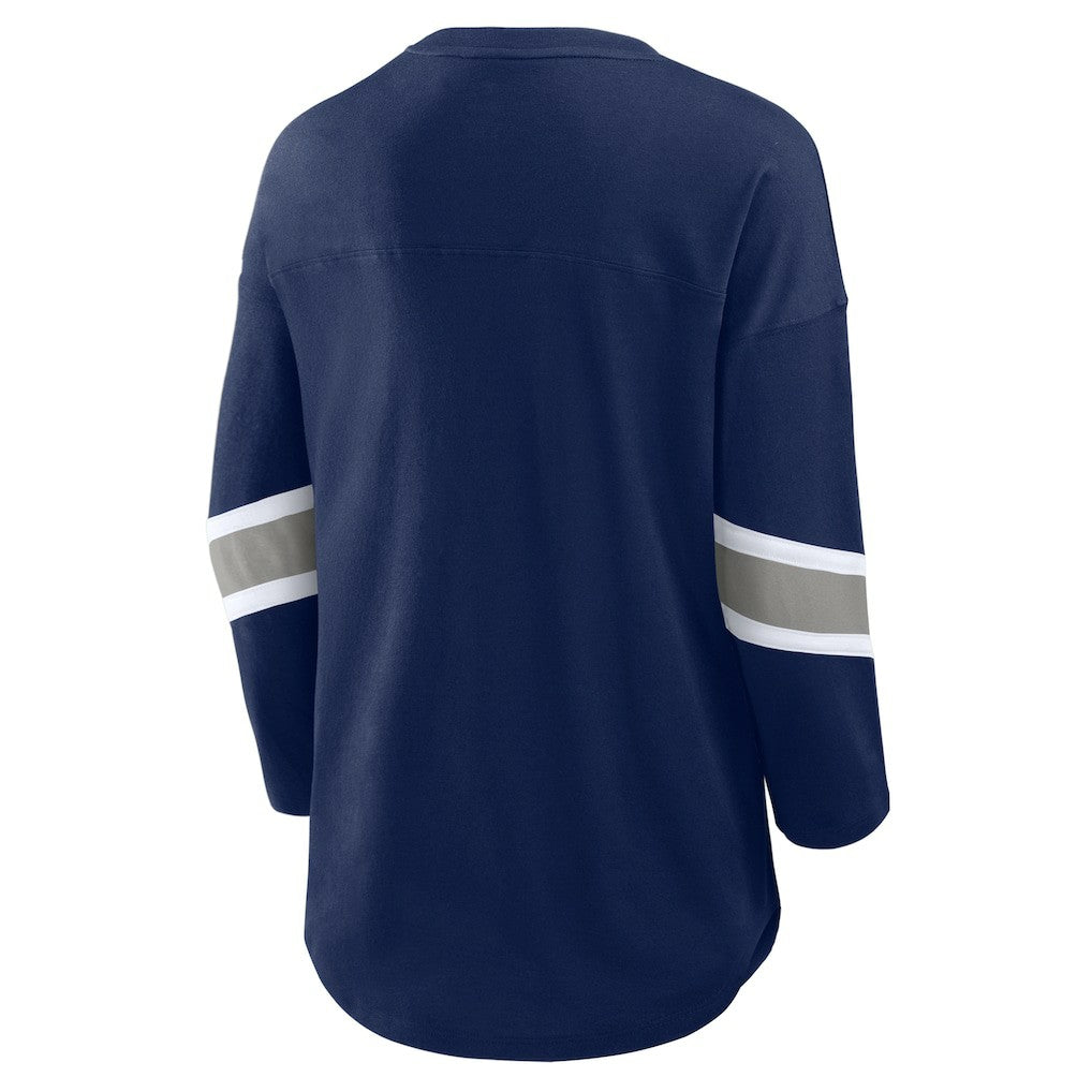 Women's Plus Size Redzone 3/4-Sleeve Scoop Neck T-Shirt - Dallas Cowboys