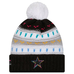 Women's 2025 NFL Crucial Catch Cuffed Knit Hat with Pom - Dallas Cowboys