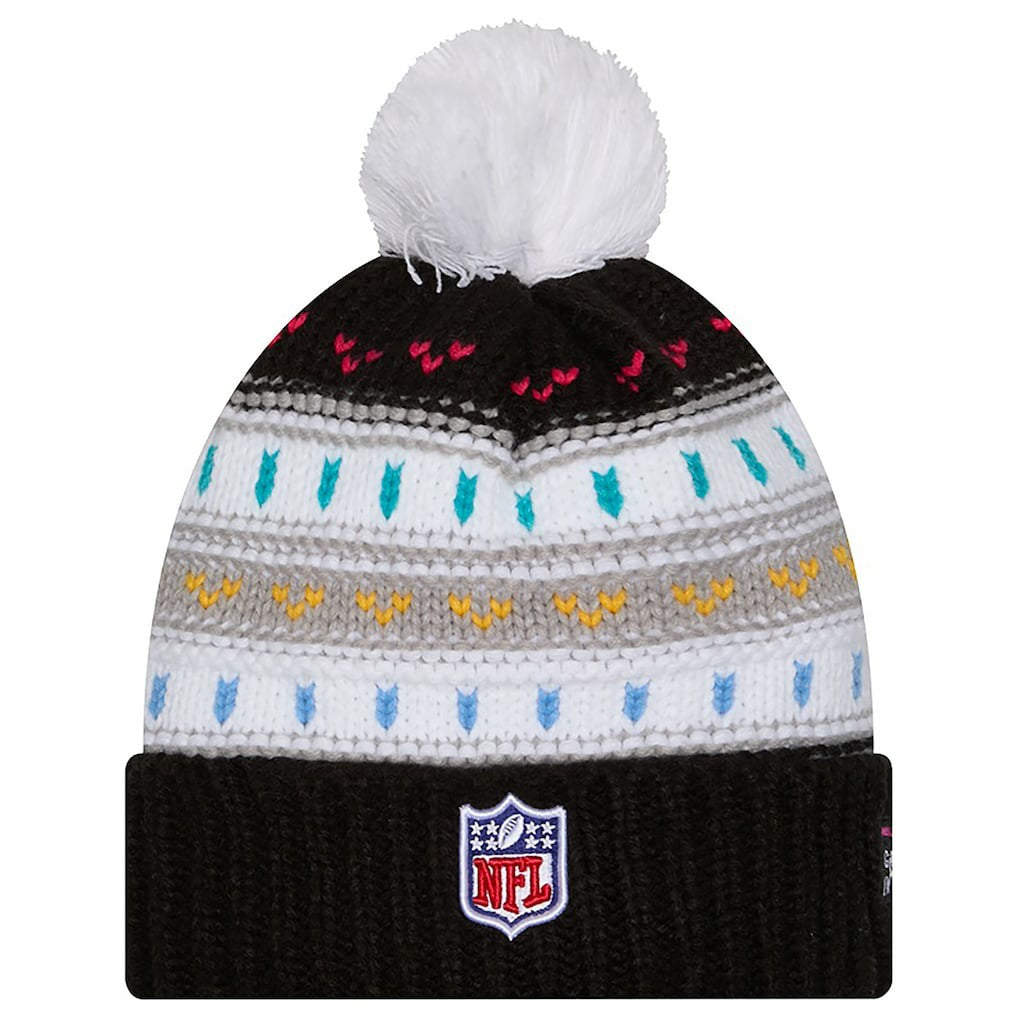 Women's 2025 NFL Crucial Catch Cuffed Knit Hat with Pom - Dallas Cowboys