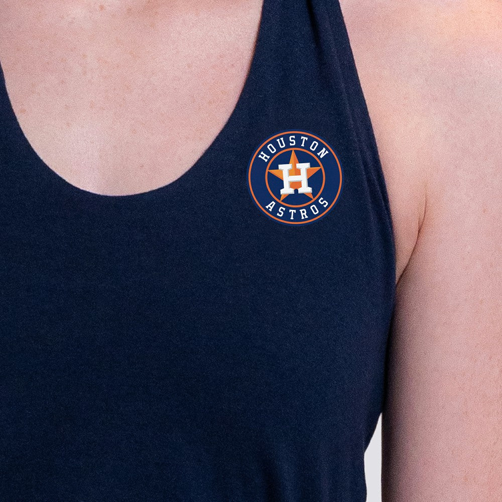 MLB Houston Astros Lusso Women's Noelle V-Neck Tank Top