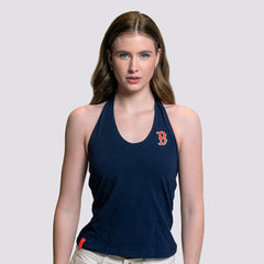 MLB Boston Red Sox Lusso Women's Noelle V-Neck Tank Top
