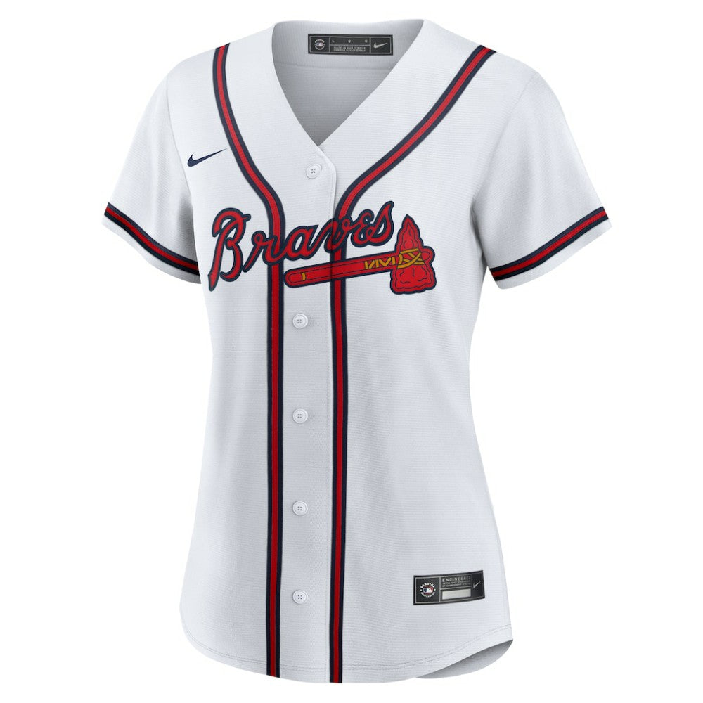 MLB Spencer Schwellenbach Atlanta Braves Nike Women's Home Replica Jersey