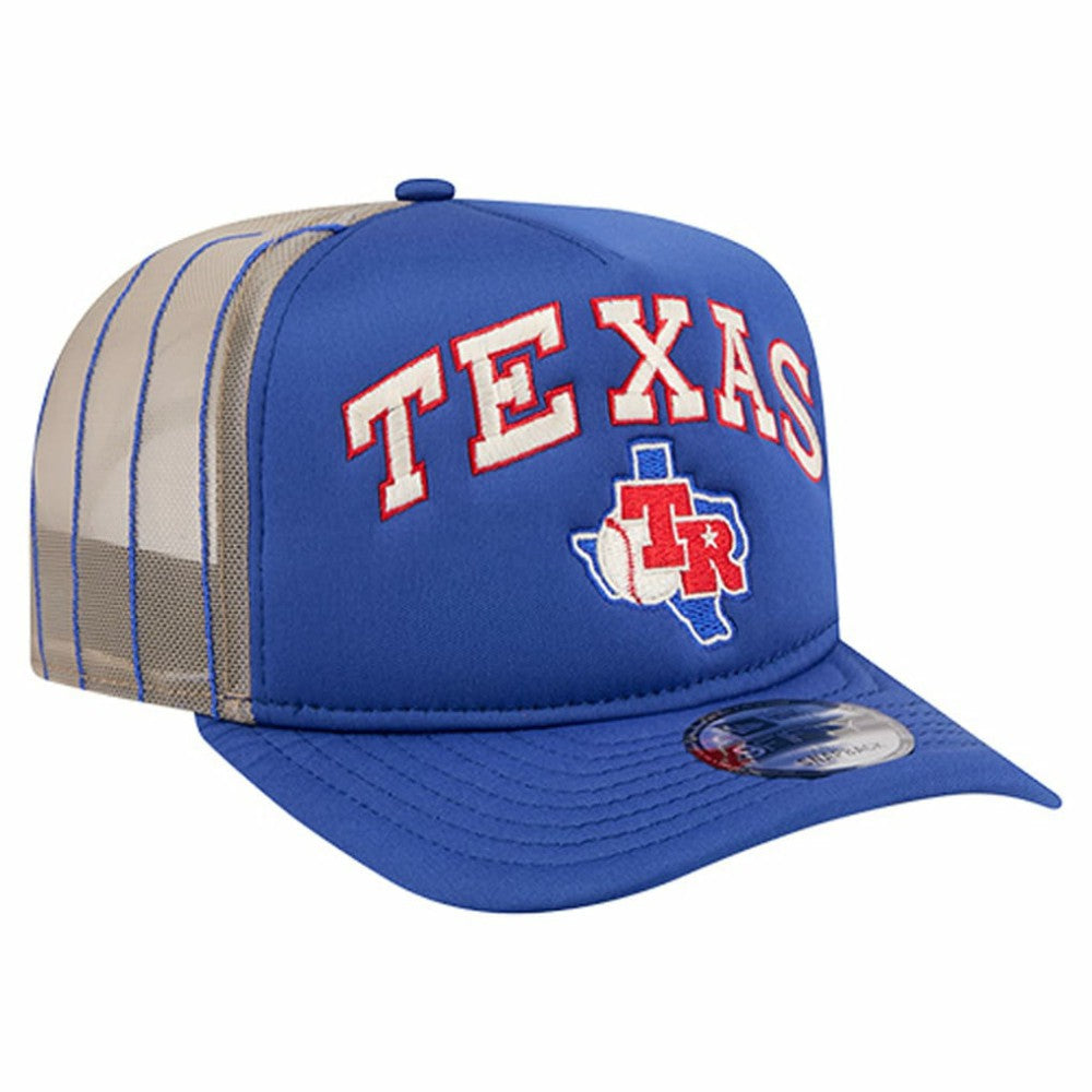 MLB Texas Rangers New Era Vintage Arched Foam Front 9FIFTY A-Frame Adjustable Trucker Hat