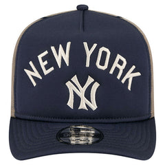 MLB New York Yankees New Era Vintage Arched Foam Front 9FIFTY A-Frame Adjustable Trucker Hat