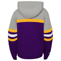Youth Throwback Head Coach Pullover Hoodie - Minnesota Vikings