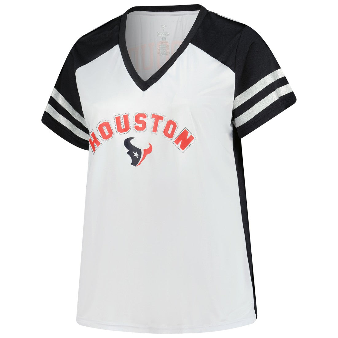 C.J. Stroud  Women's Plus Size Bling V-Neck T-Shirt - Houston Texans