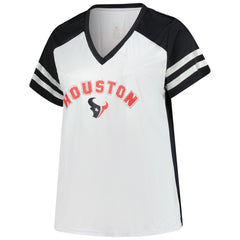 C.J. Stroud  Women's Plus Size Bling V-Neck T-Shirt - Houston Texans