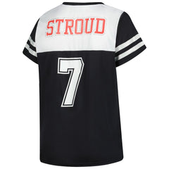 C.J. Stroud  Women's Plus Size Bling V-Neck T-Shirt - Houston Texans