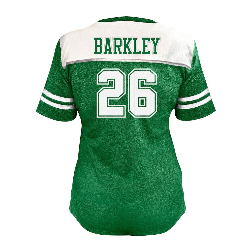 Saquon Barkley  Women's Plus Size Bling V-Neck T-Shirt - Philadelphia Eagles