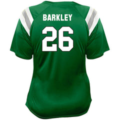 Saquon Barkley  Women's Plus Size Name & Number Raglan Lace V-Neck T-Shirt - Philadelphia Eagles
