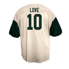 Jordan Love  Big & Tall Baseball Button-Up Shirt - Green Bay Packers