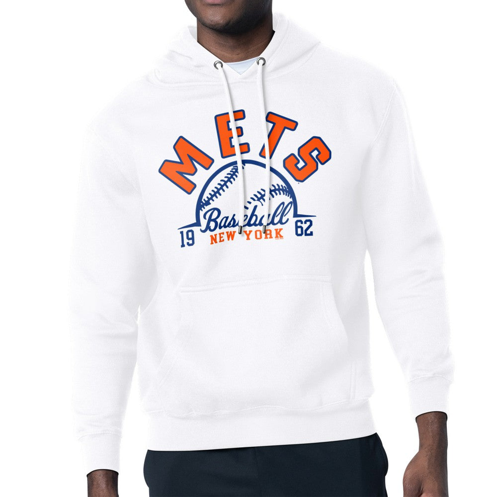 MLB New York Mets Starter Half Ball Team Graphic Pullover Hoodie