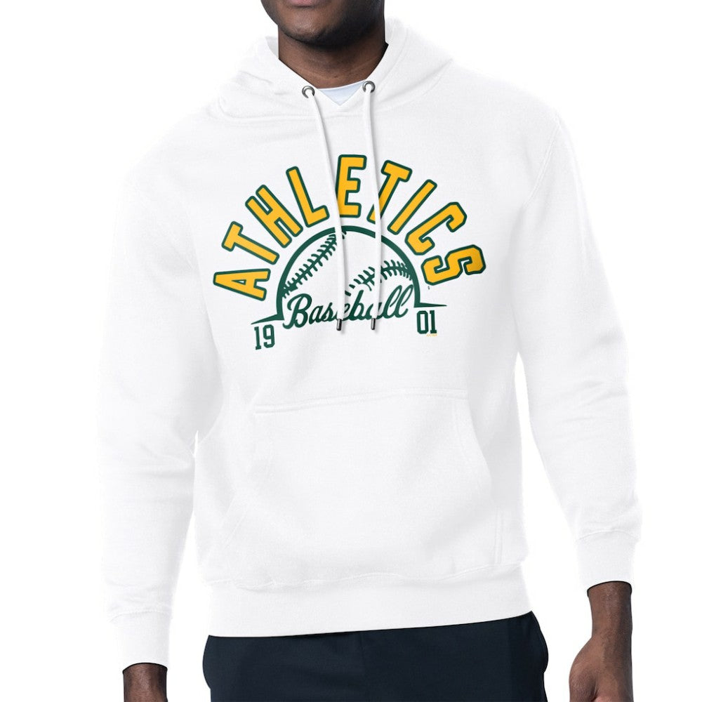 MLB Athletics Starter Half Ball Team Graphic Pullover Hoodie