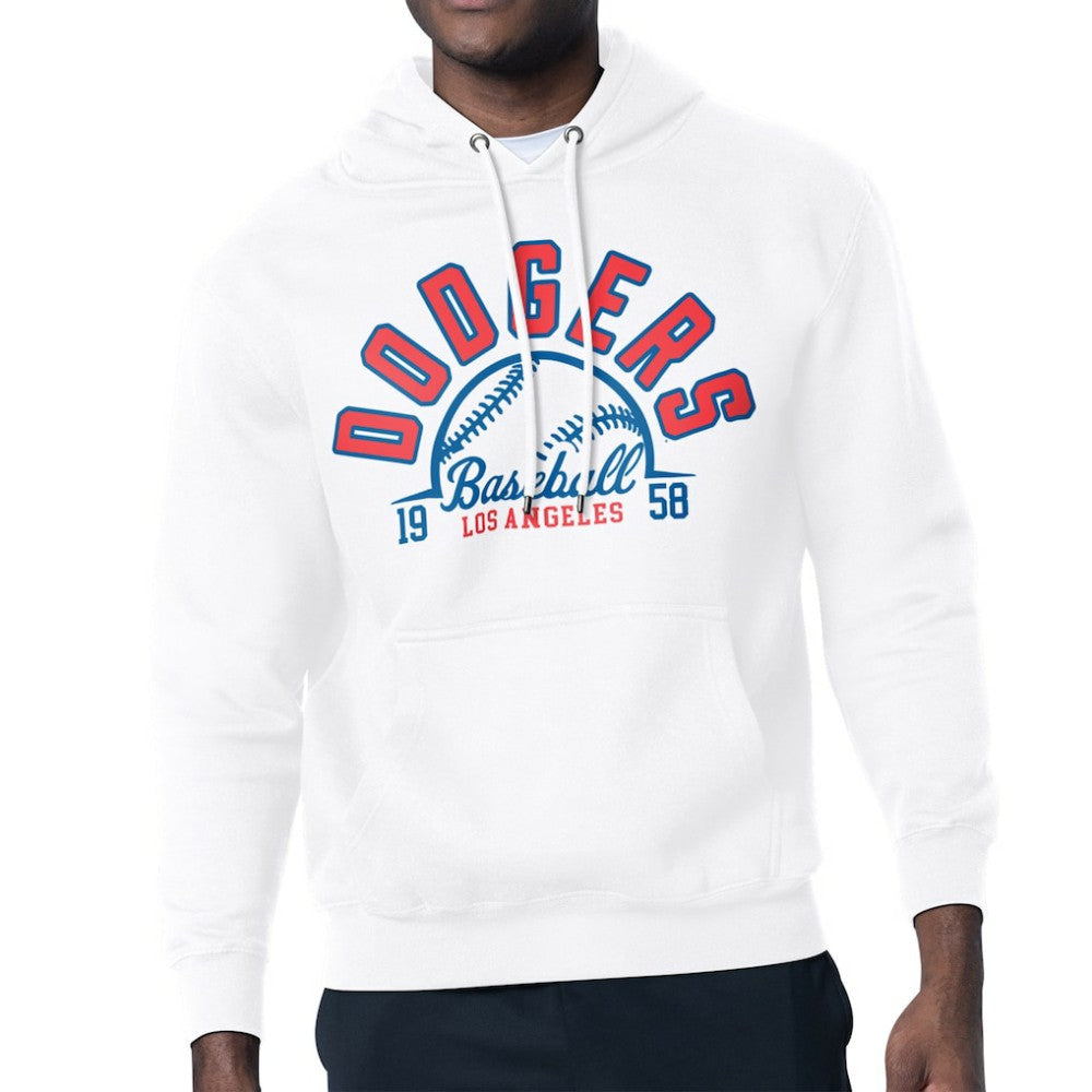 MLB Los Angeles Dodgers Starter Half Ball Team Graphic Pullover Hoodie