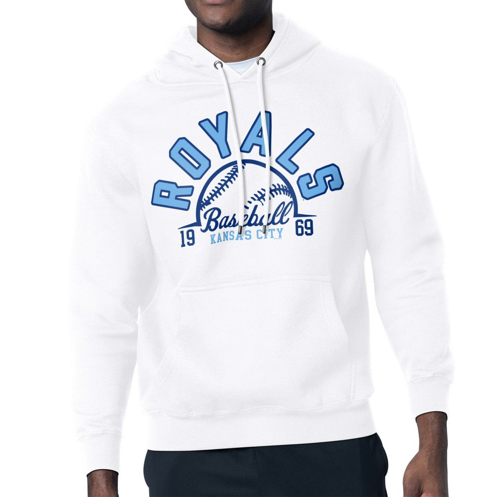MLB Kansas City Royals Starter Half Ball Team Graphic Pullover Hoodie