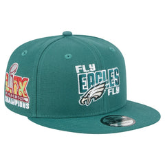 Super Bowl LIX Champions Side Patch 9FIFTY Snapback Hat - Philadelphia Eagles