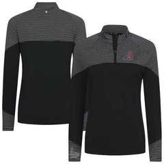 MLB Arizona Diamondbacks Levelwear Women's Classic Stripes Insignia 2.0 Raglan Quarter-Zip Top