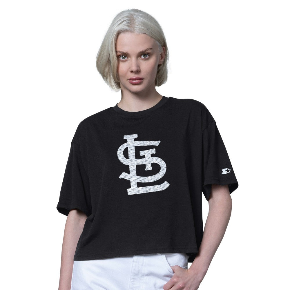 MLB St. Louis Cardinals Starter Women's Holy Grail Boxy Cropped T-Shirt