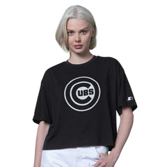 MLB Chicago Cubs Starter Women's Holy Grail Boxy Cropped T-Shirt